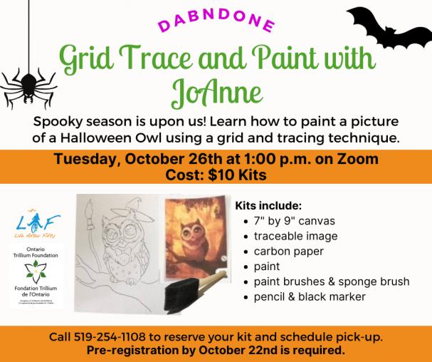 Grid Trace and Paint with Joanne